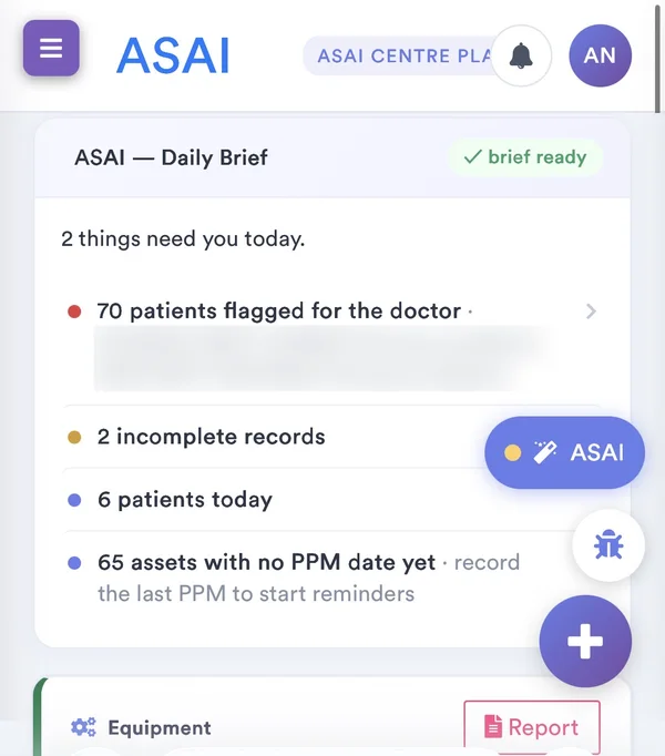 The Daily Brief on a phone